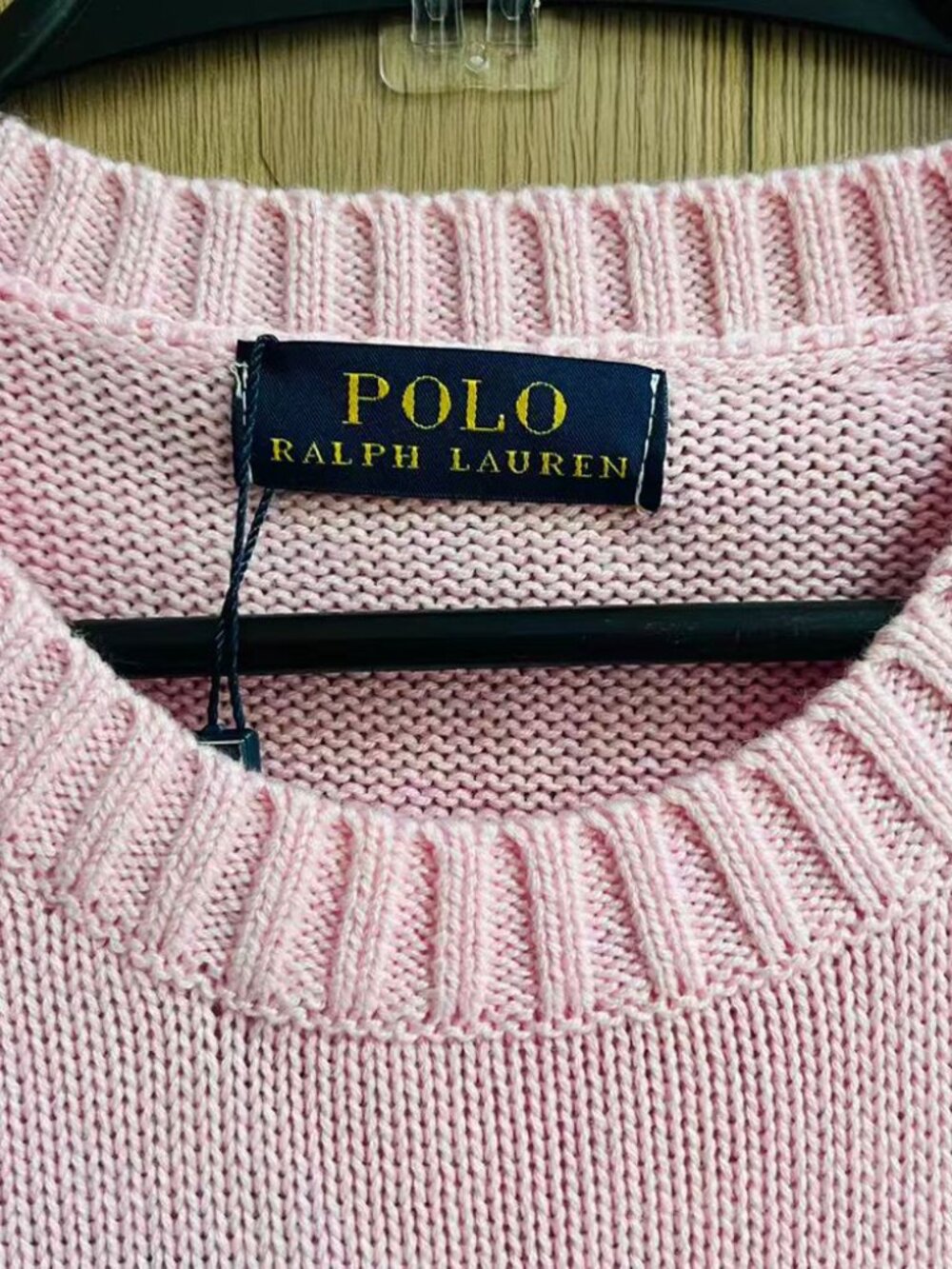 Polo Ralph Lauren Pink Polo Bear Crewneck Knit Sweater - Picture 3 of 6